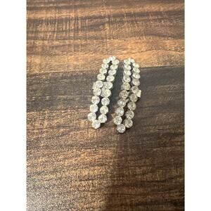 Art Deco Crystal Shoe Clips: Vintage Dress Accessories